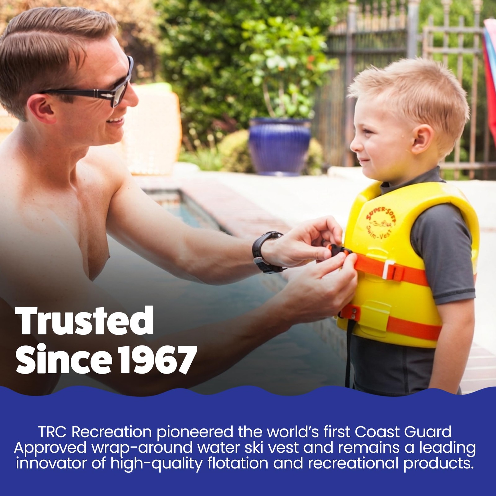 Super Soft Child Size X Small Life Jacket USCG Approved Vinyl Coated Foam Swim V