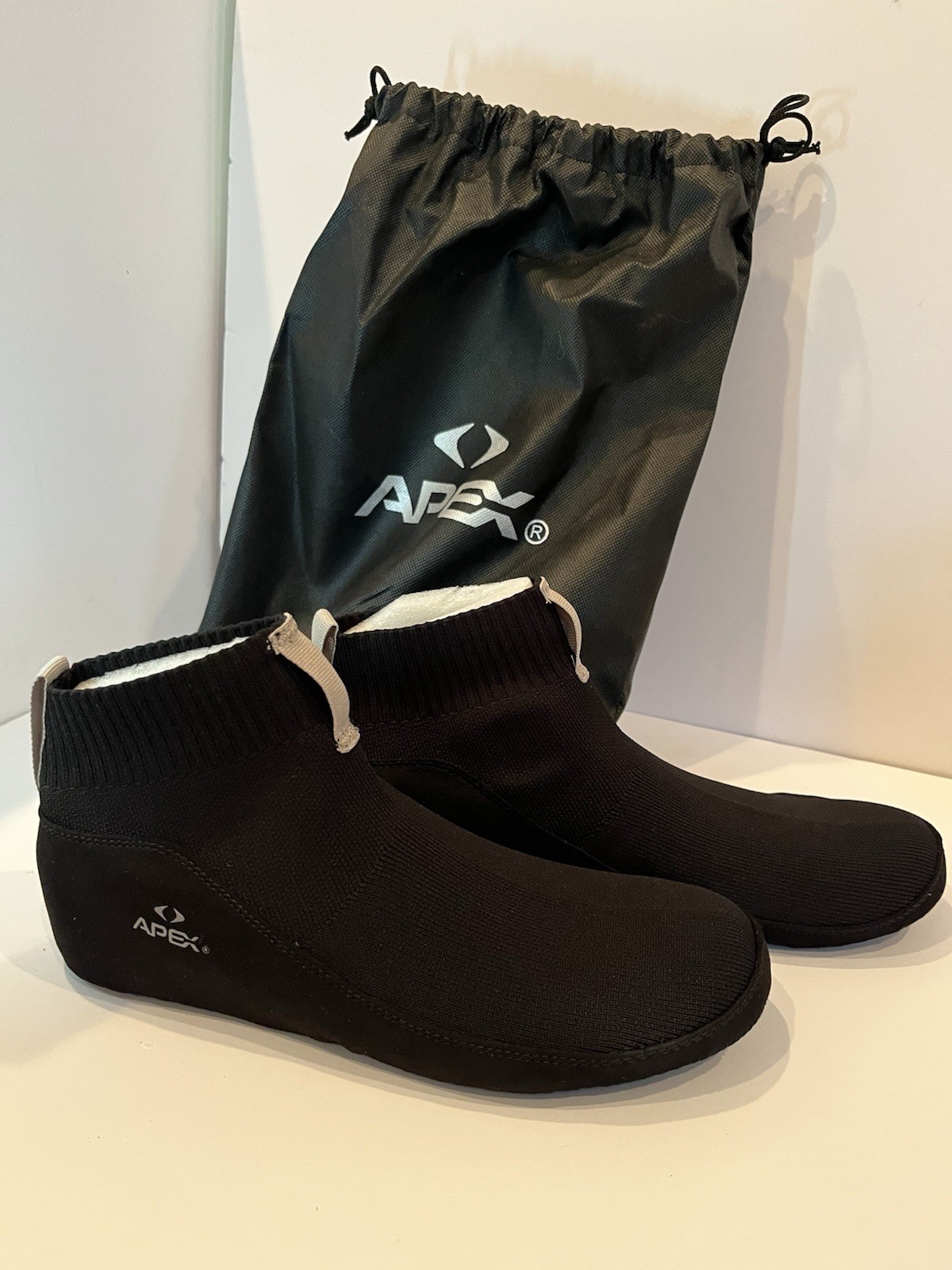 Apex SS100F Water Booties Boots Black US M9/W10 EU 43 UK 8 Drawstring
