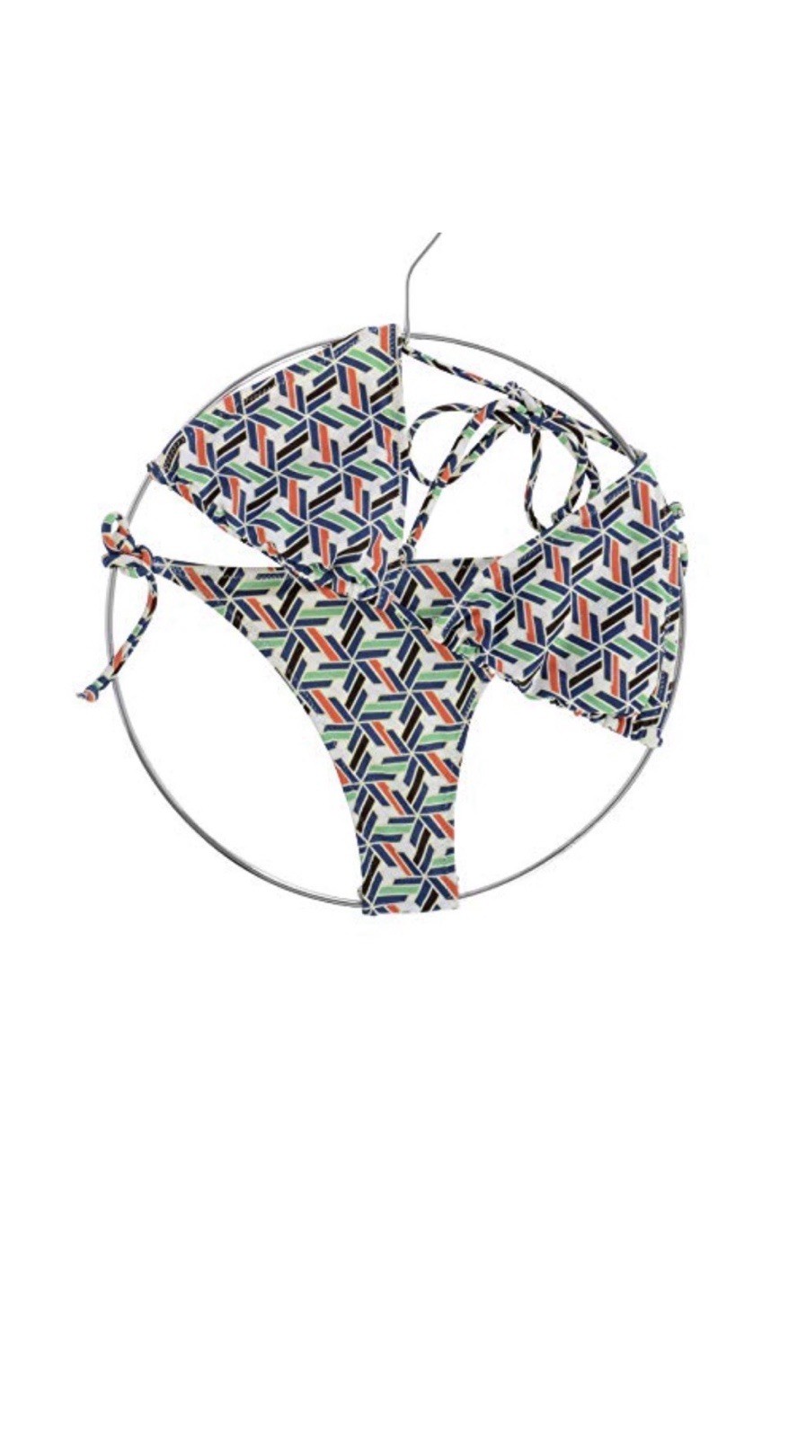 Round Metal Swimwear/Bikini Hanger – 14″, Chrome-Plated (Pack of 12), Silver