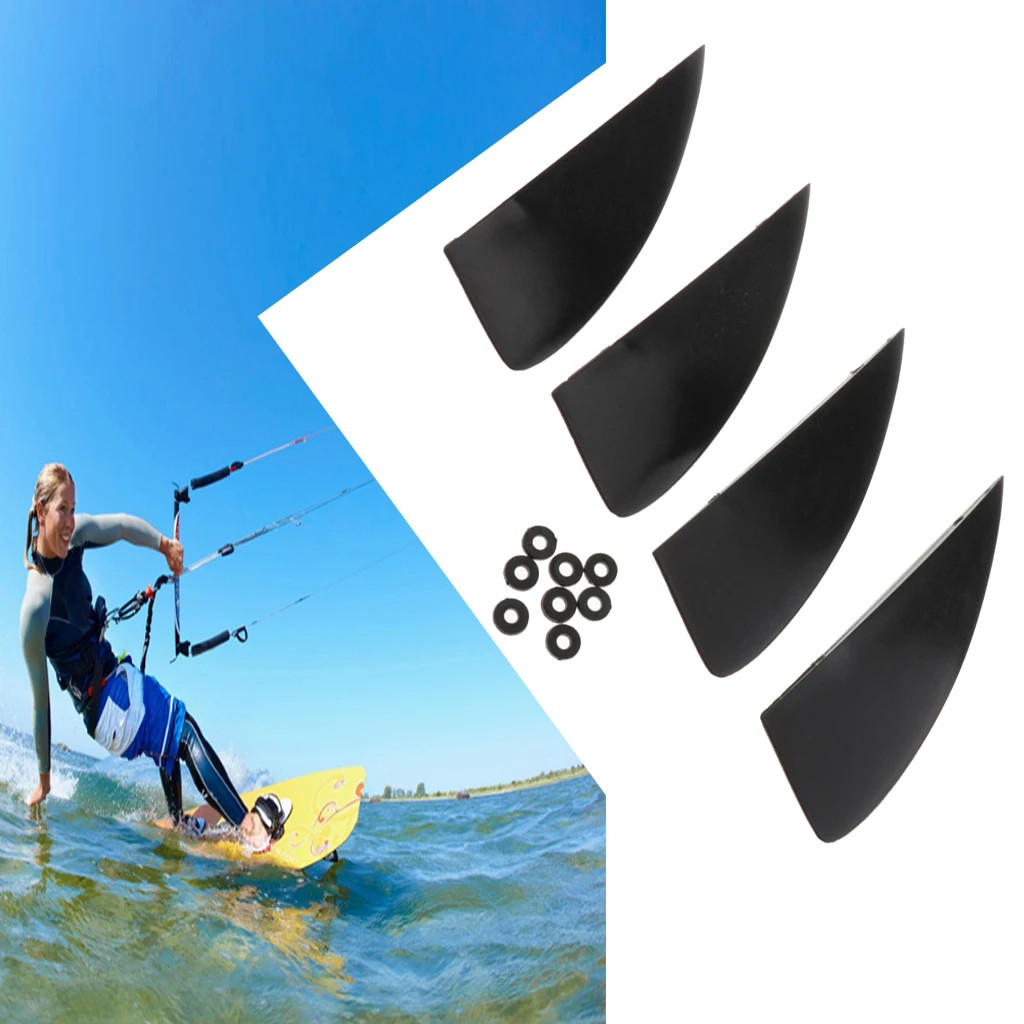 2Pcs/4Pcs Fin for Kiteboarding Fin Kitesurfing Kite Board Fly Surf Gear Fly Kite
