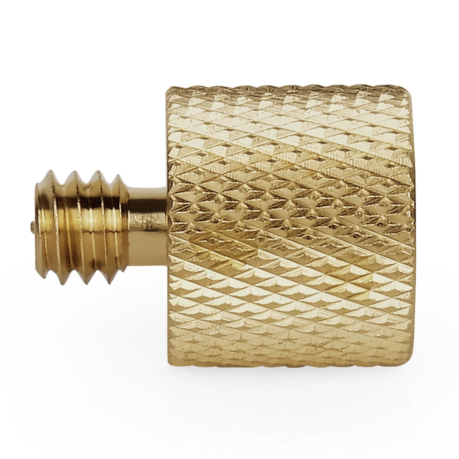 Standard 3/8″-16 Female to 1/4″-20 Male 1/4″ 3/8″ Screw Brass