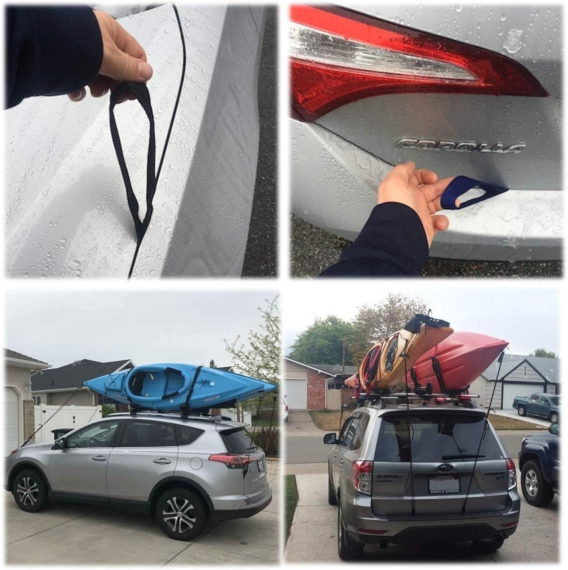 Durable Trunk Anchor Loops – 300 lbs Capacity for Kayaks & Canoes (2 Pack)