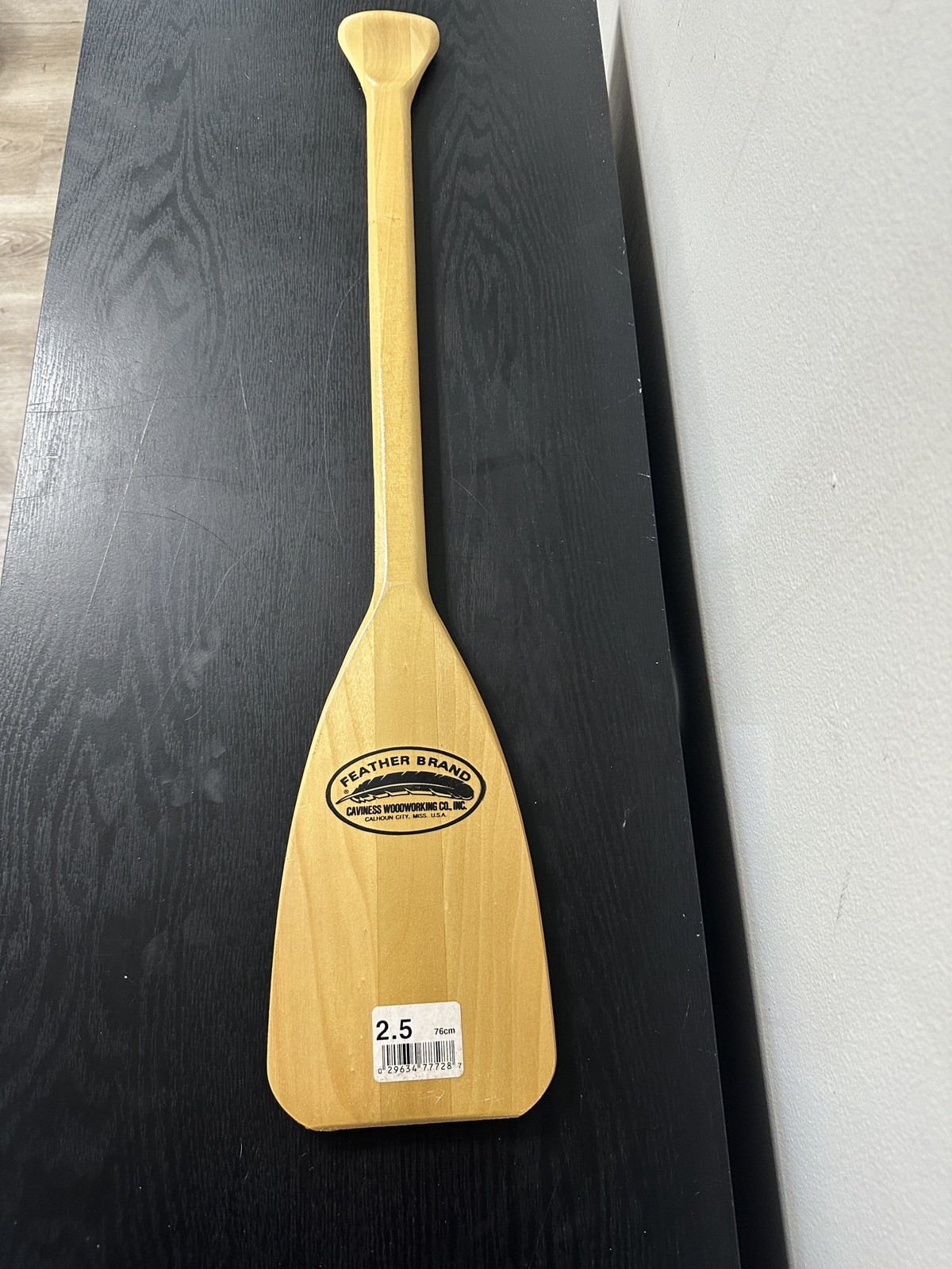 Feather Brand 29” Wood Canoe Kayak Paddle Caviness Woodworking -NICE CONDITION