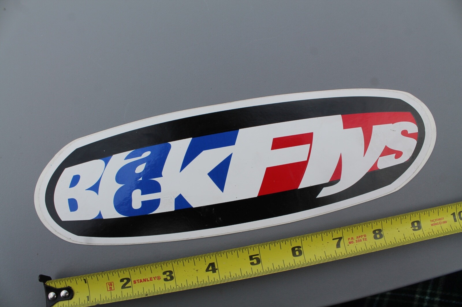 BLACK FLYS Eyewear Red White Blue USA BF1 OG Vintage SUNGLASSES Surfing STICKER