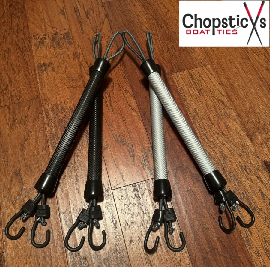 Chopsticx Boat Ties. Boat Docking, Dock Stick, Dock Rod, Fishing Boat.