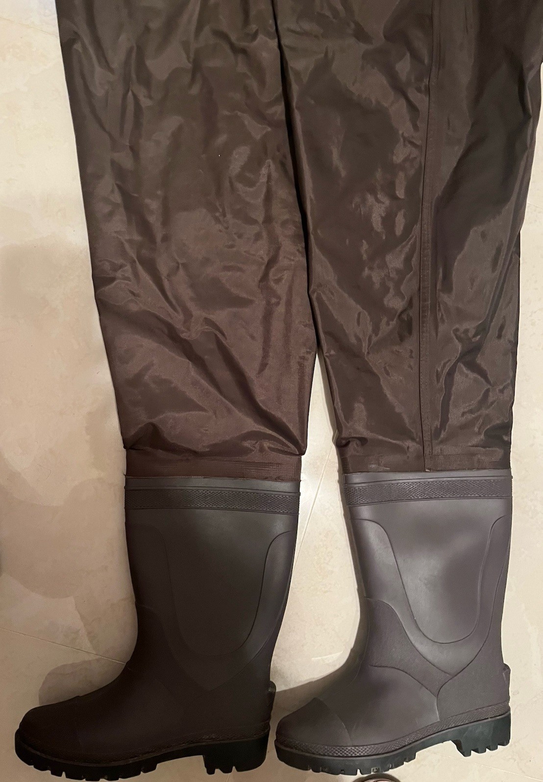 Fishingsir Hip Unisex Water Boots – Brown Size 5/38