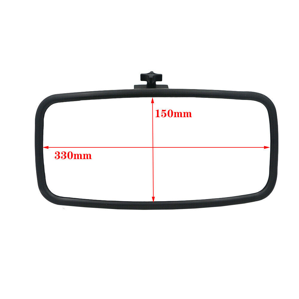 HEAVY DUTY 7″X14″ Rearview Mirror w/adj Square Bracket for Boat Skiing Wakeboard
