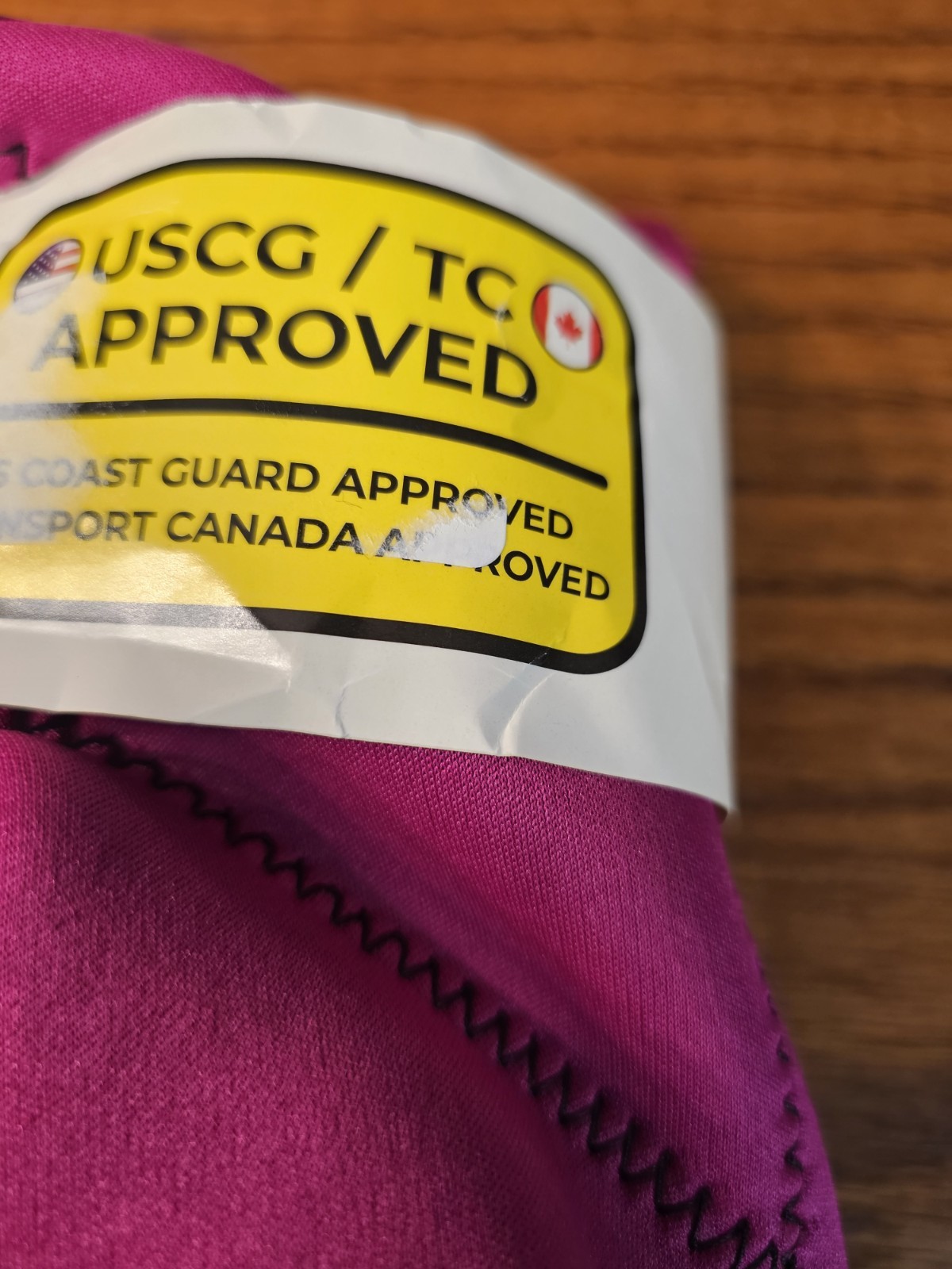 Overboard USCG/TC Approved Women’s Medium Life Jacket PFD Vest Pink/Teal/Black
