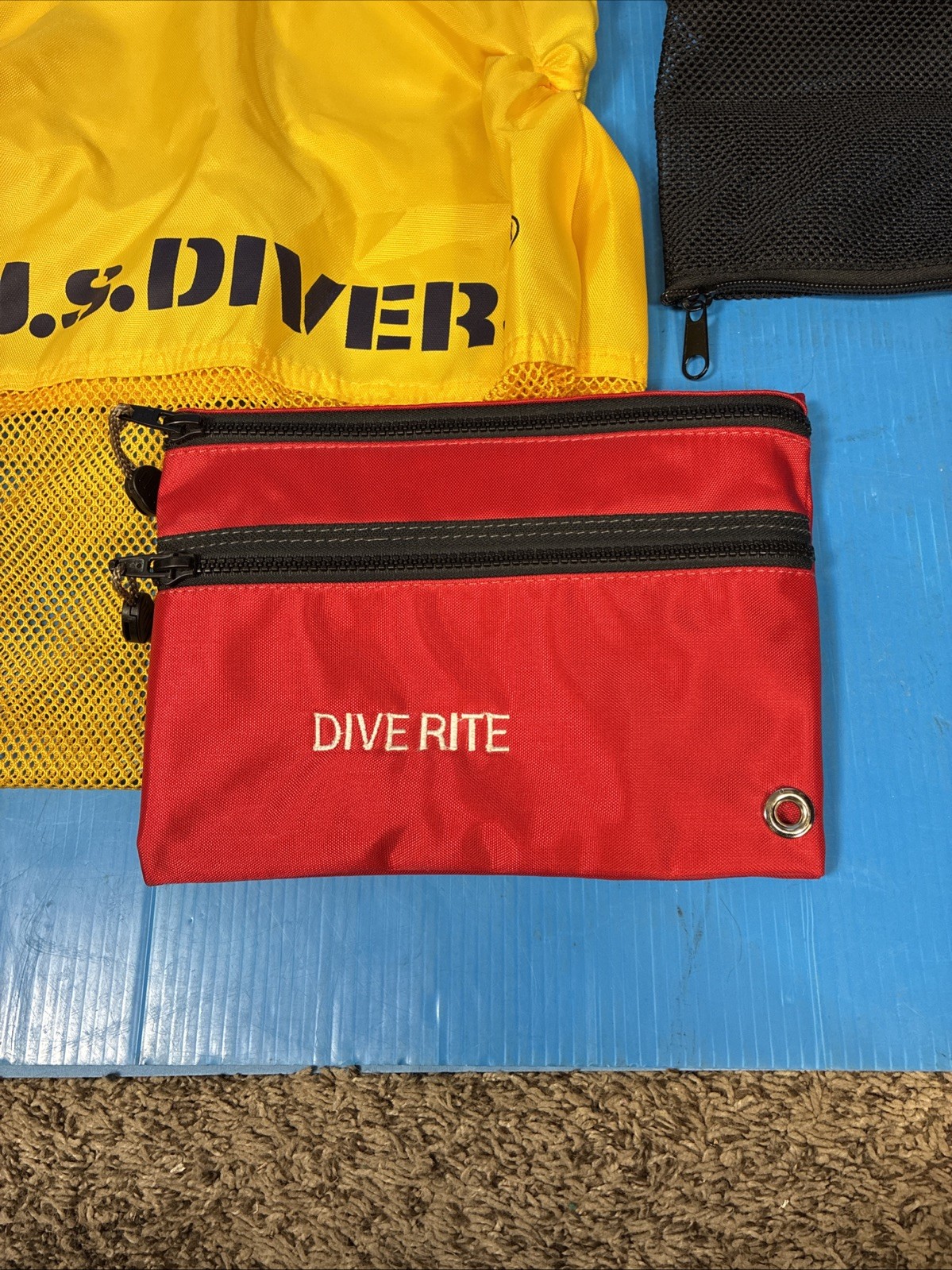 Dive Rite Organizer, U.S.Divers Mesh Catch Bag, UTC Storage Bag Excellent