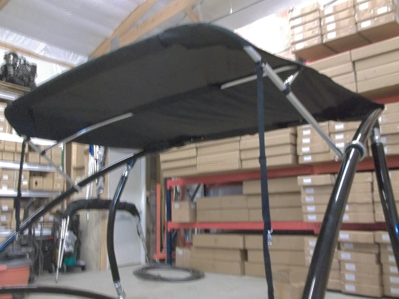 WAKEBOARD TOWER MOUNTED FRONT FOLDING BIMINI TOP SURF WAKE BOARD TOP SUN SHADE