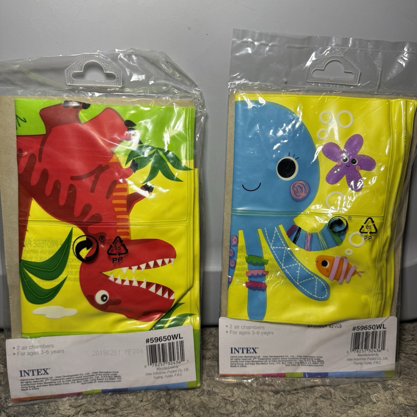 InTex Arm Bands Dinosaur Sea Buddy 3-6 Years Training Swimming