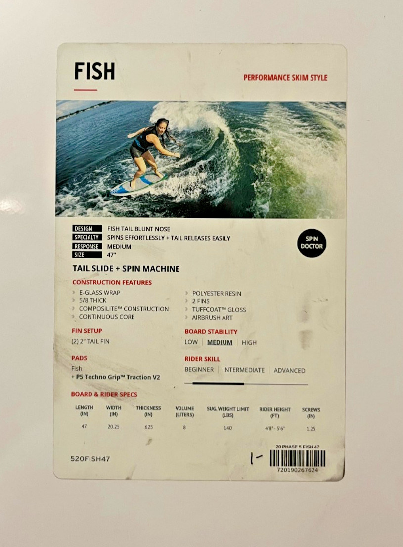 Phase Five Fish 47″