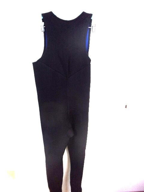 DEEP SEE Black Sleeveless Wet Suit M/L Scuba Diving Snorkeling Good Used Cond.