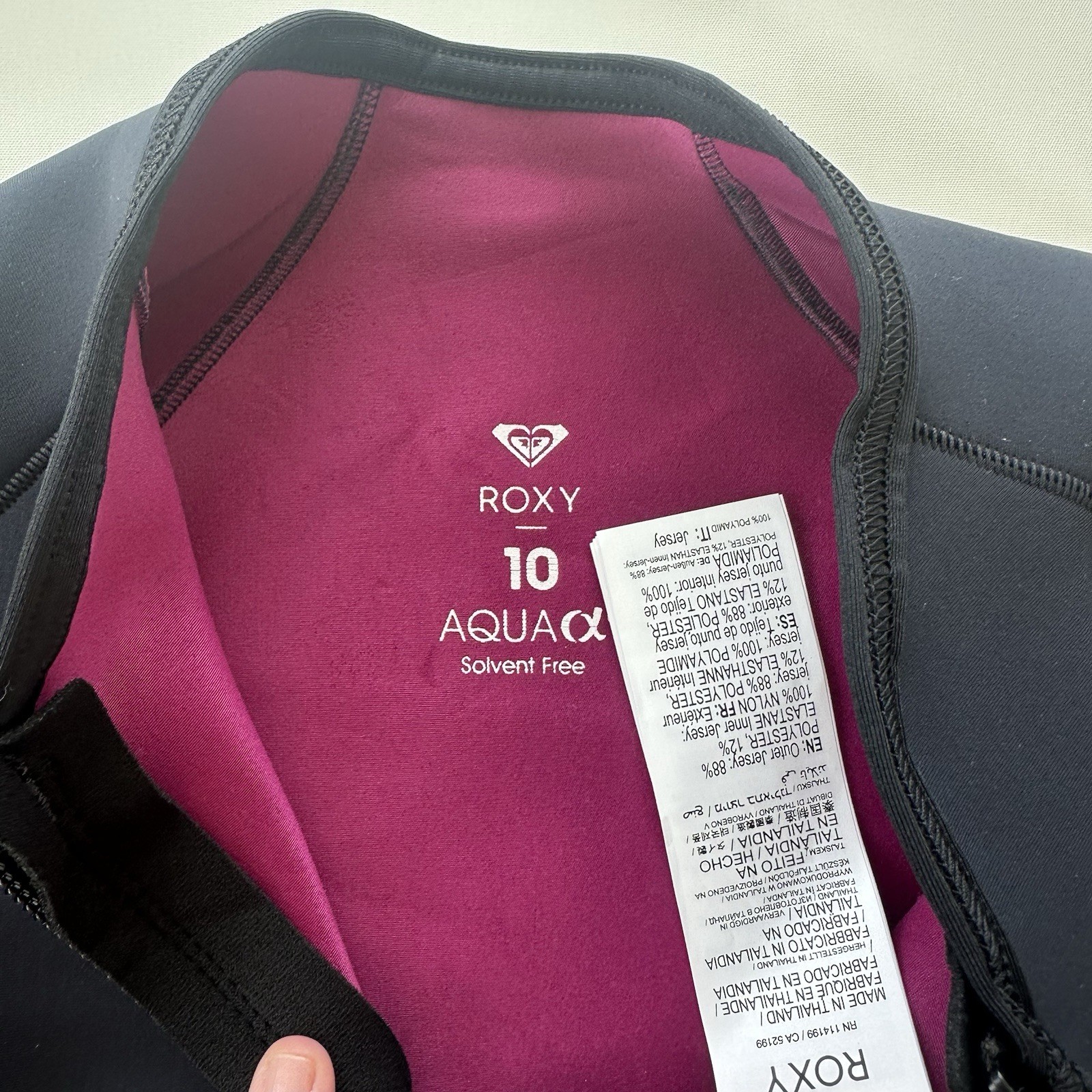 NWT ROXY Size 10 1.0 Swell Series Wet Suit Jacket Zip Qlock – Women’s Swim Beach