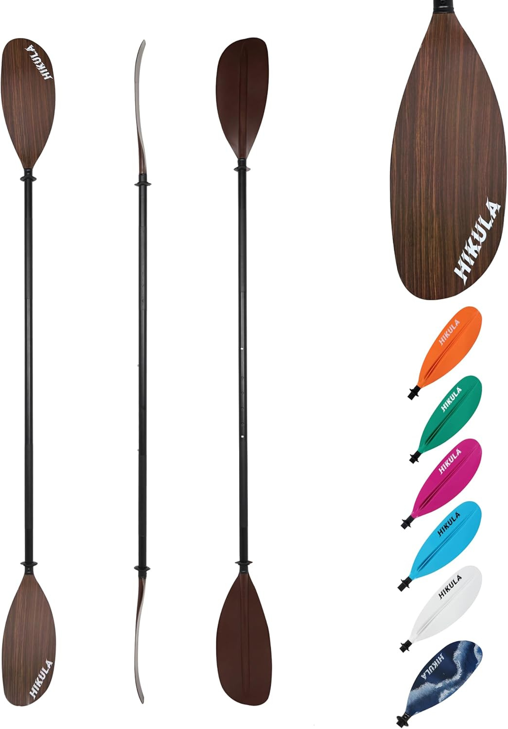 Kayak Paddles Aluminum Shaft Paddle with Nylon Blades, Floating Adjustable Kayak