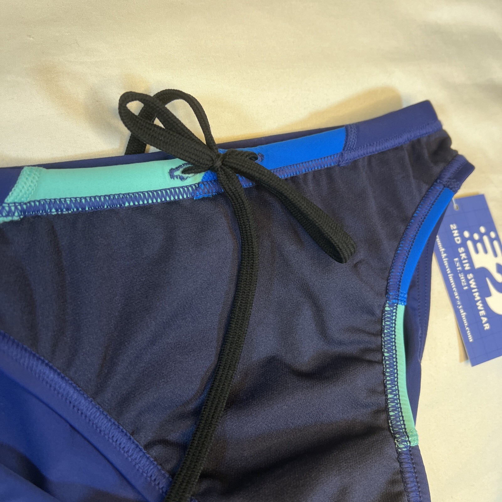 Men’s Speedo Bikini Swim Brief, Eco, Peacoat, Size 28