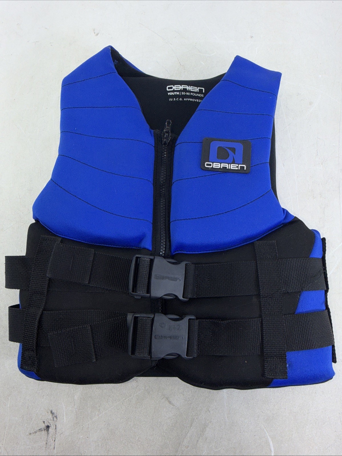 O’Brien Life Vest, Youth 50-90 Pounds Lbs. 3039 Blue And Black