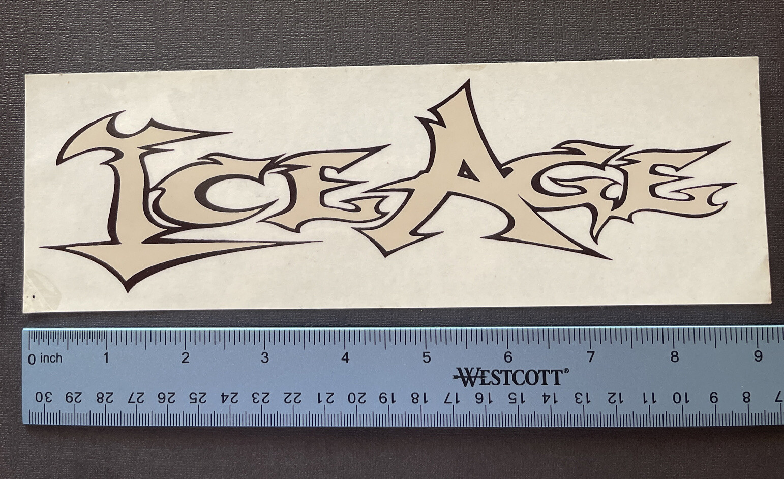 ICE AGE VINYL STICKER / DECAL 9 1/4”x 3”