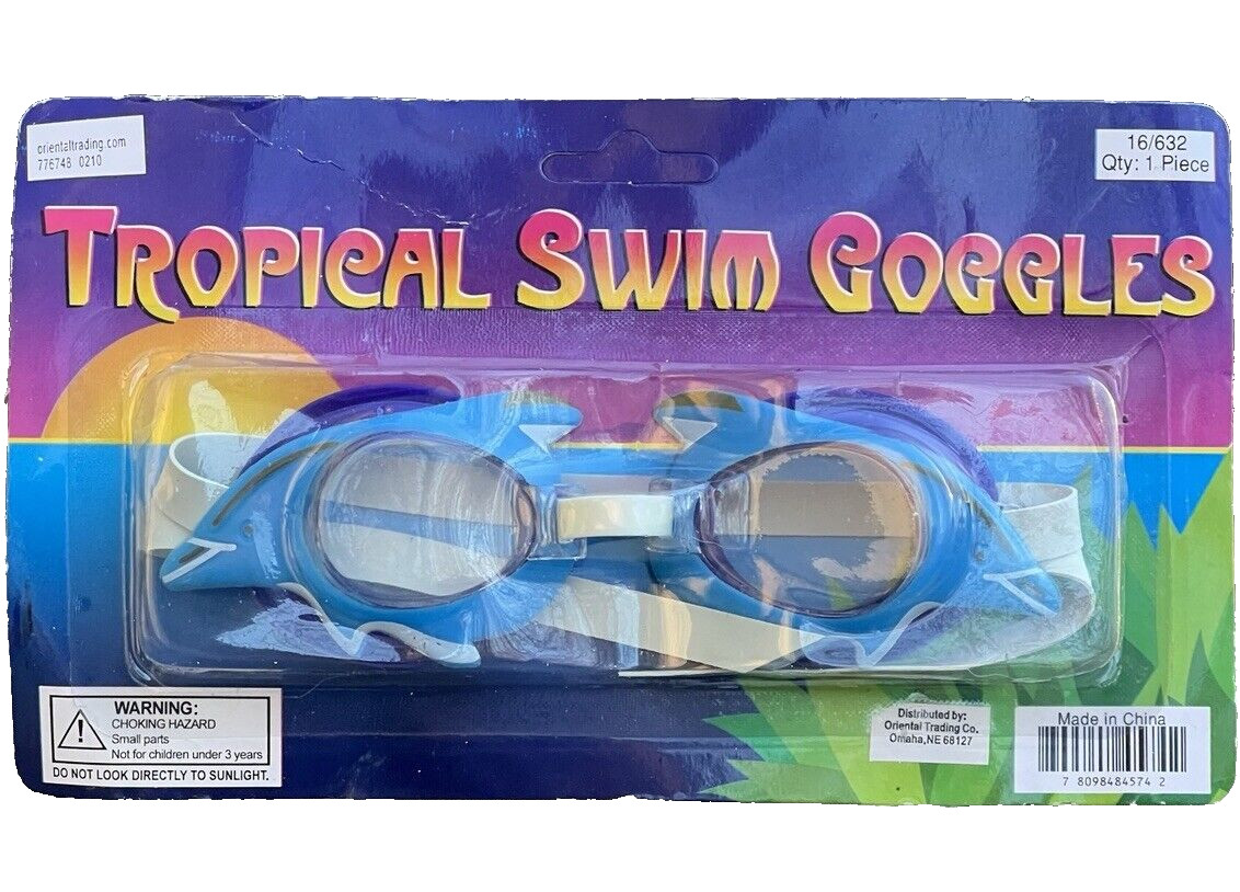 New!! Swim Goggles For Kids – 4 Styles To Choose: Dolphin, Crab, Whale, Fish