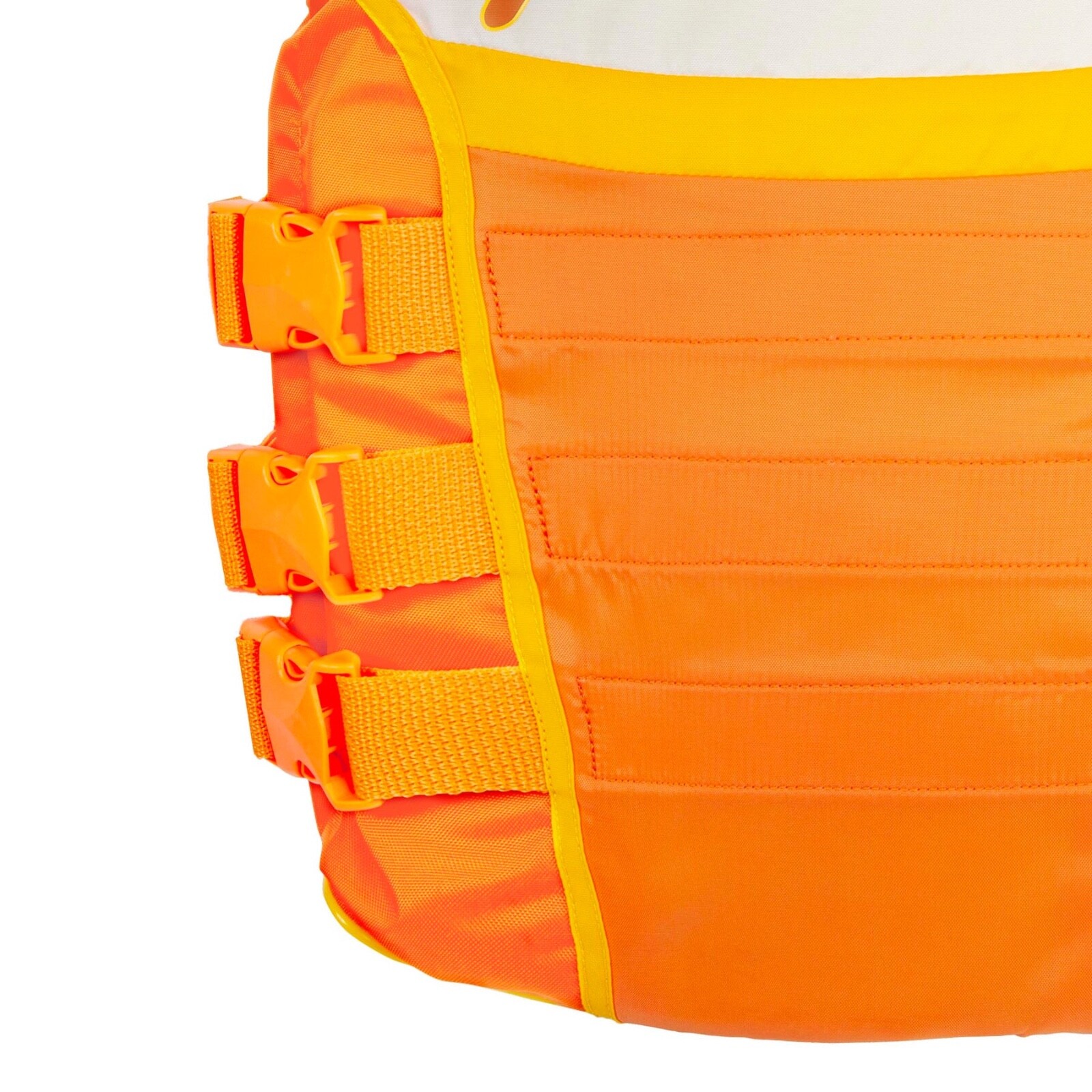 JETPILOT Vintage Nylon CGA 3-Buckle PFD Blue Gray Orange PFD Life Vest JP23212