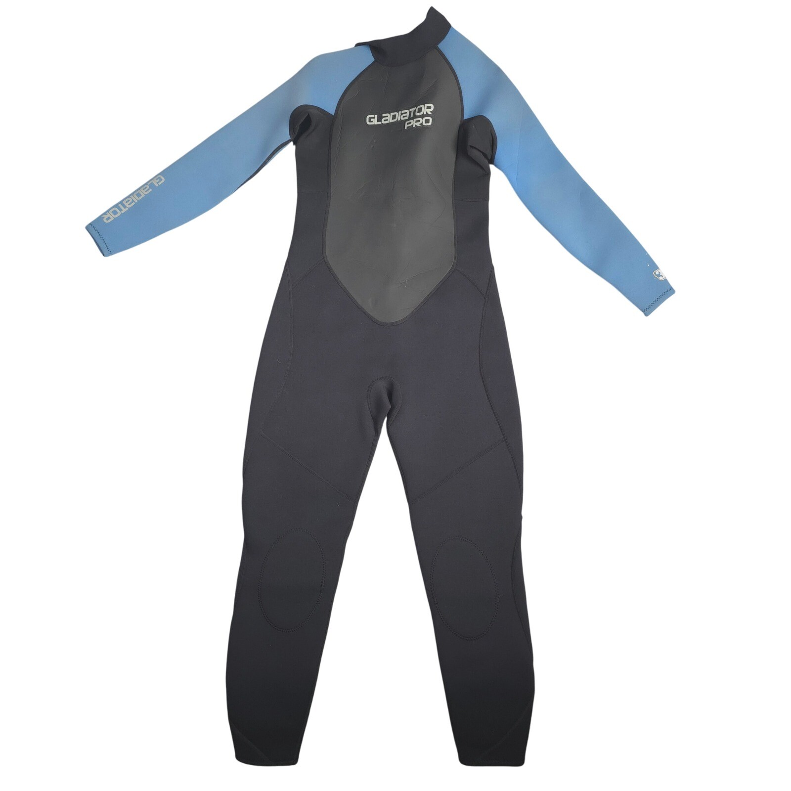 Gladiator Pro Wetsuit 3/2mm Full Body Scuba Diving Surfing Blue Black Size 14
