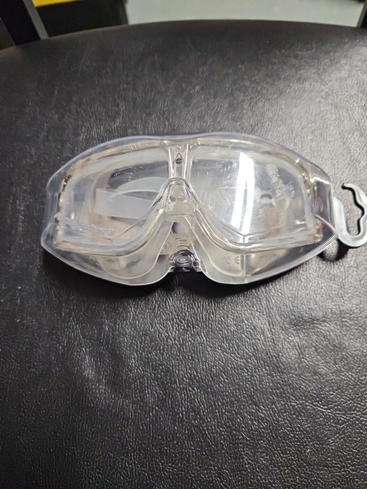 Aqua Sphere Seal Swim Goggles Clear Made In Italy Large Open Package