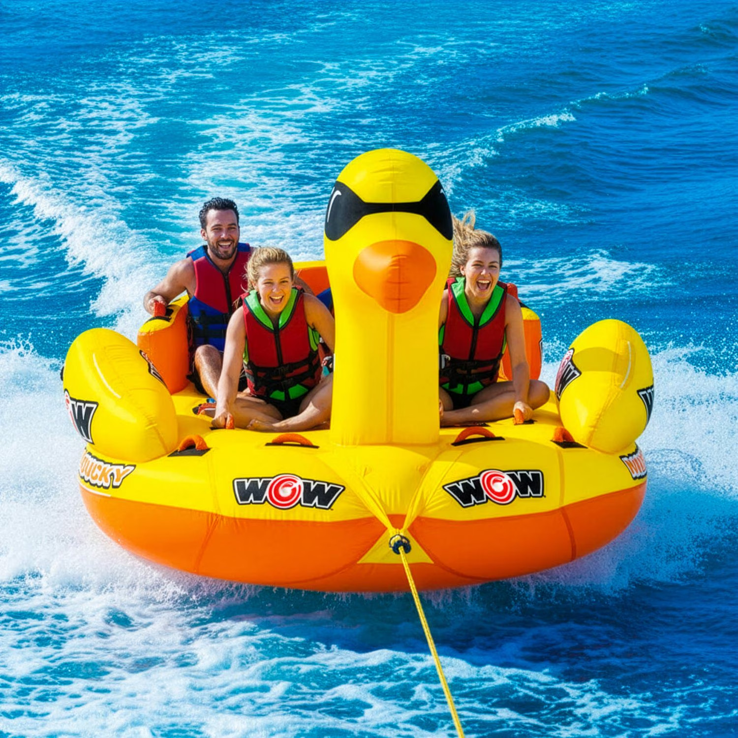 WOW Sports 9.5′ Mega Ducky 5 Person Towable
