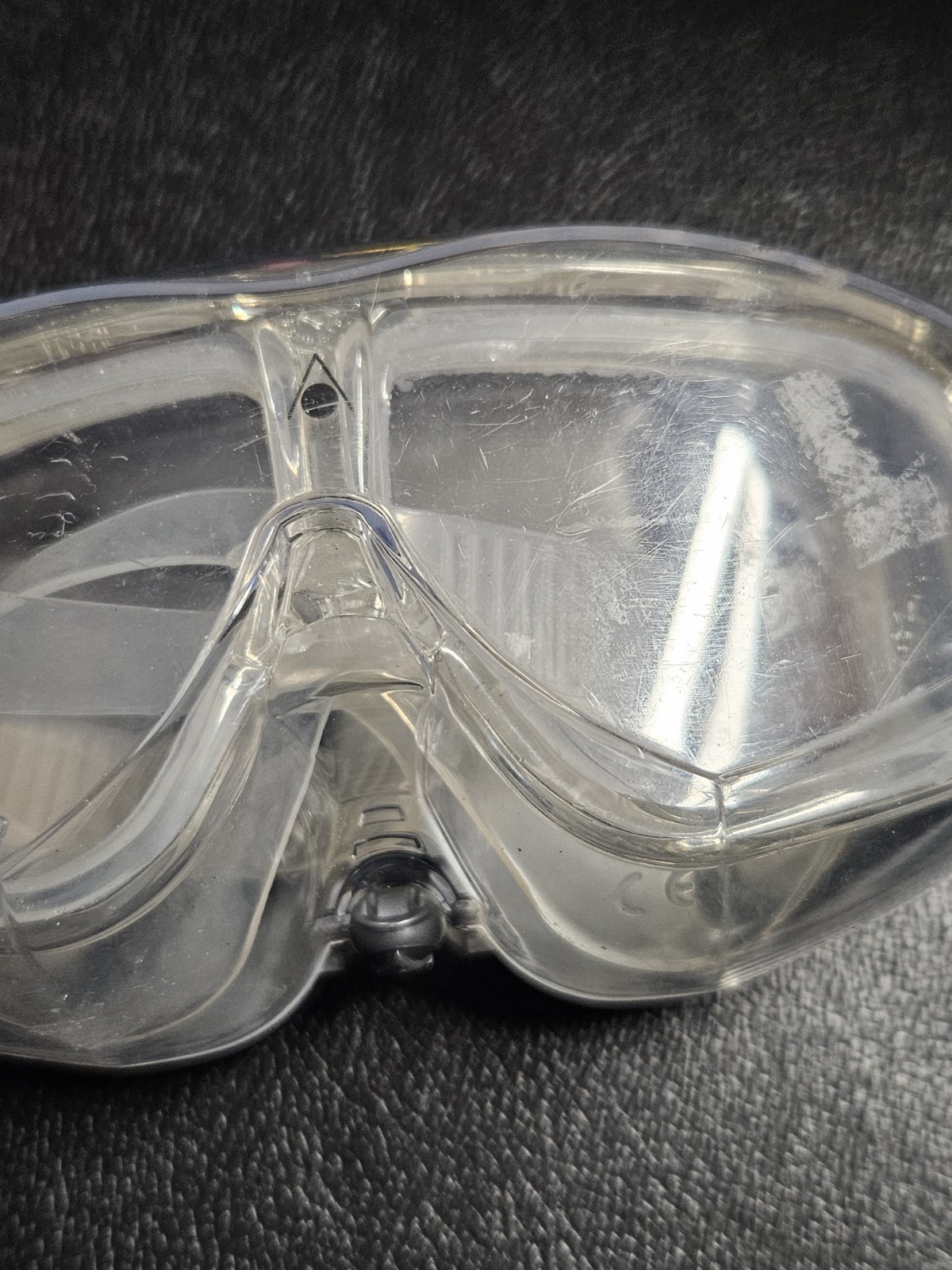 Aqua Sphere Seal Swim Goggles Clear Made In Italy Large Open Package
