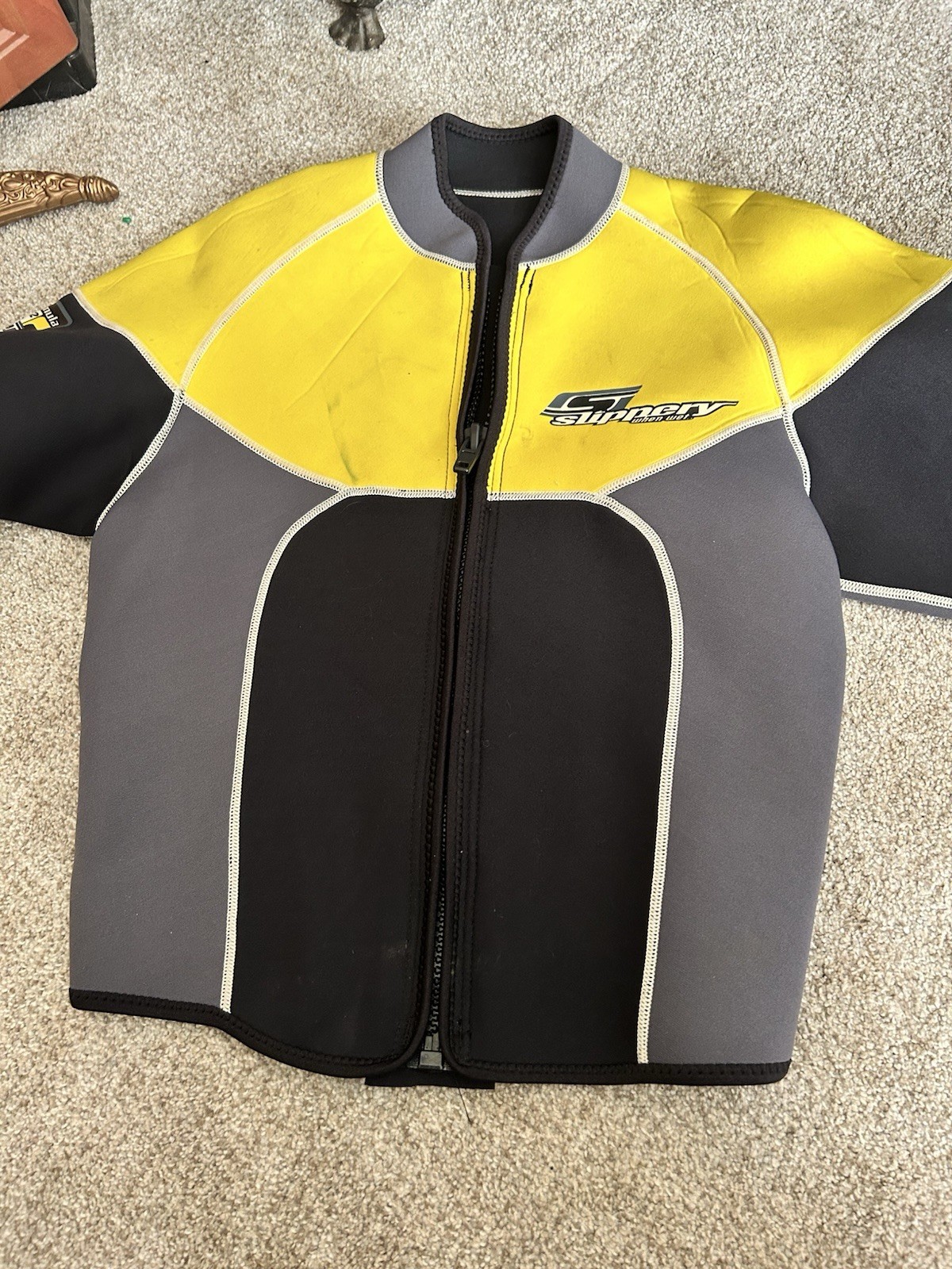 Slippery When Wet Wetsuit Top Women L 2mm Jet Ski Water Sports Scuba –