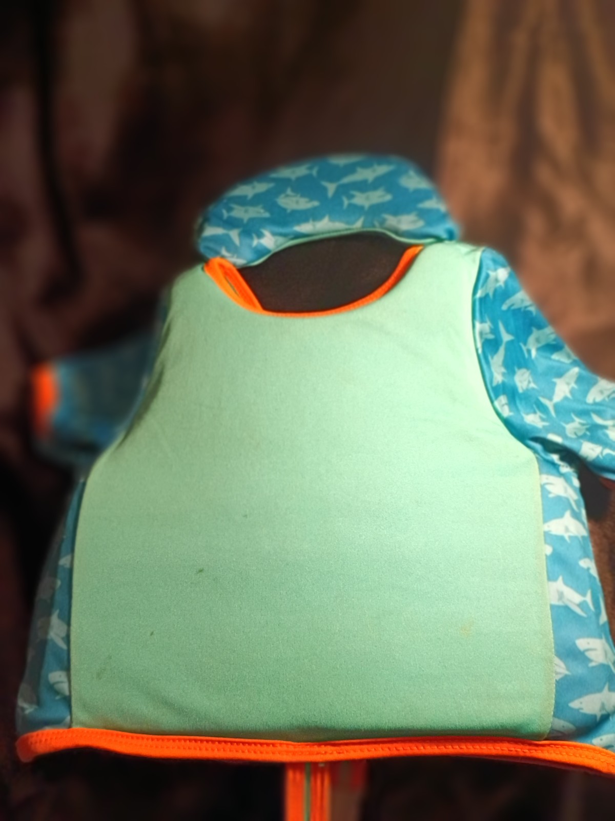 SwimSchool Flex-Form Swim Trainer Vest Medium/Large Kids 4-6 Years 50lbs Shark
