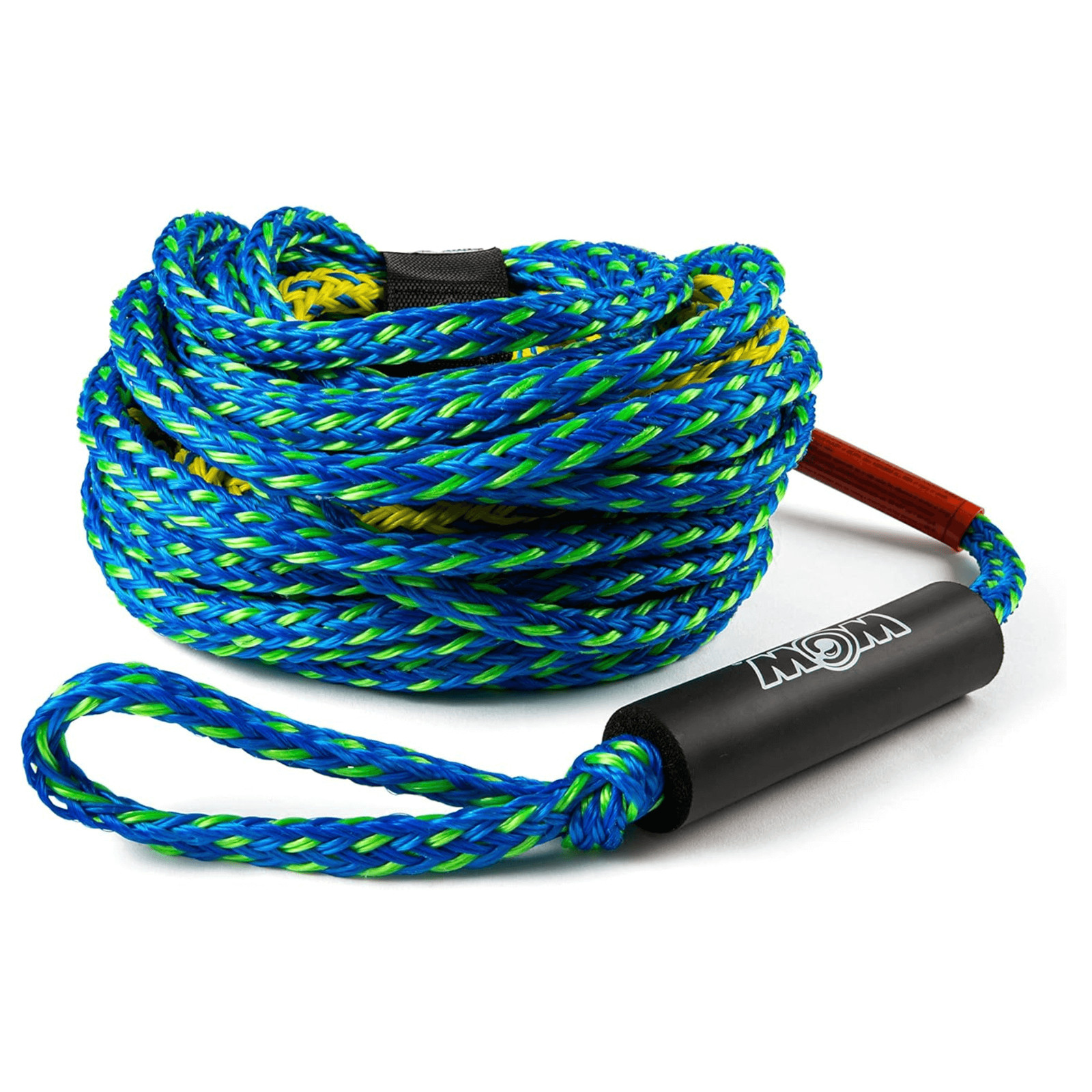 WOW Watersports 60ft 4-Rider 4K Tow Rope w 2 Sections for All Inflated Towables