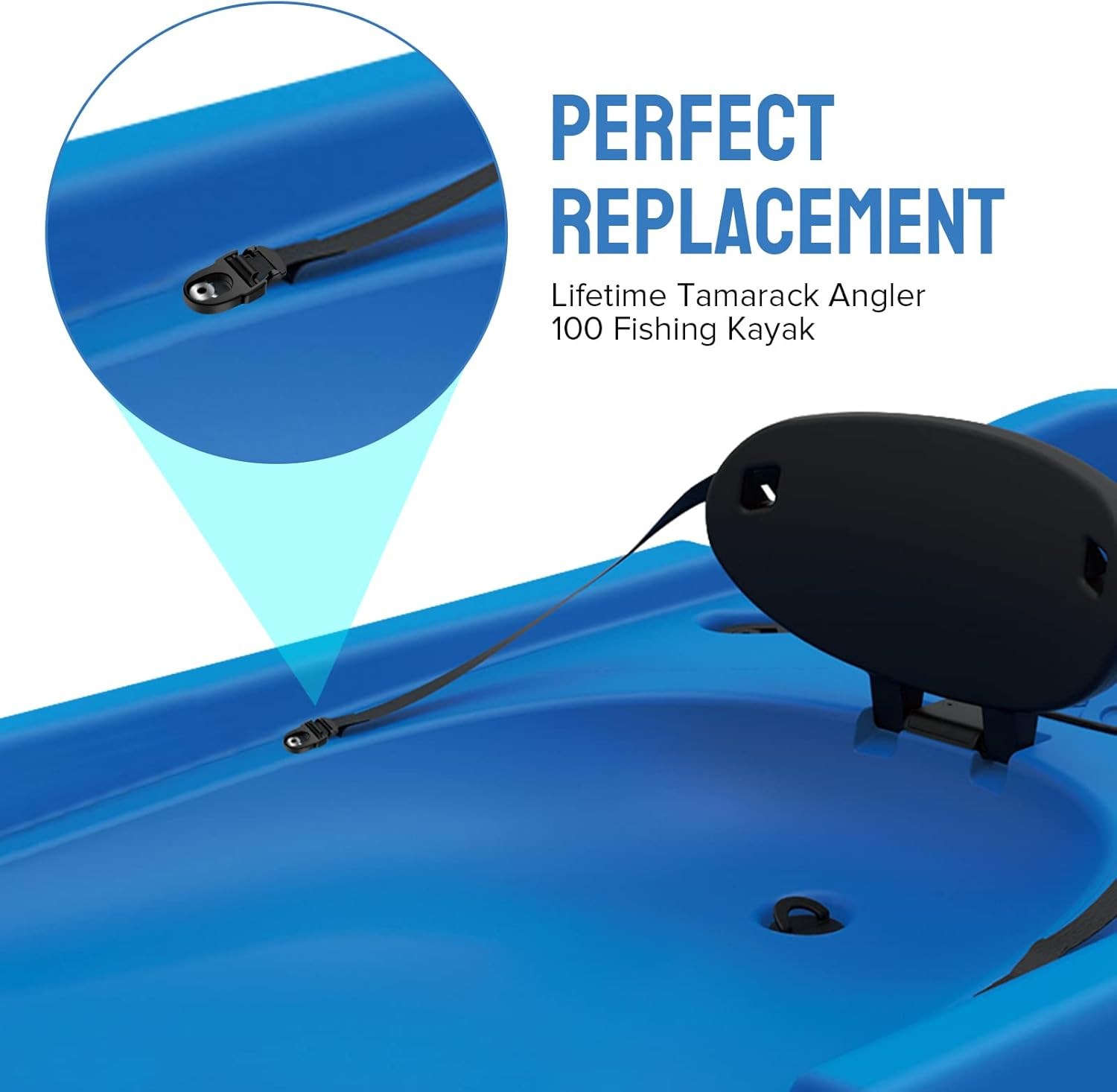 Pack of 2 Kayak Seat Repair Kit for Lifetime Emotion Seat Contain Seat Clips …