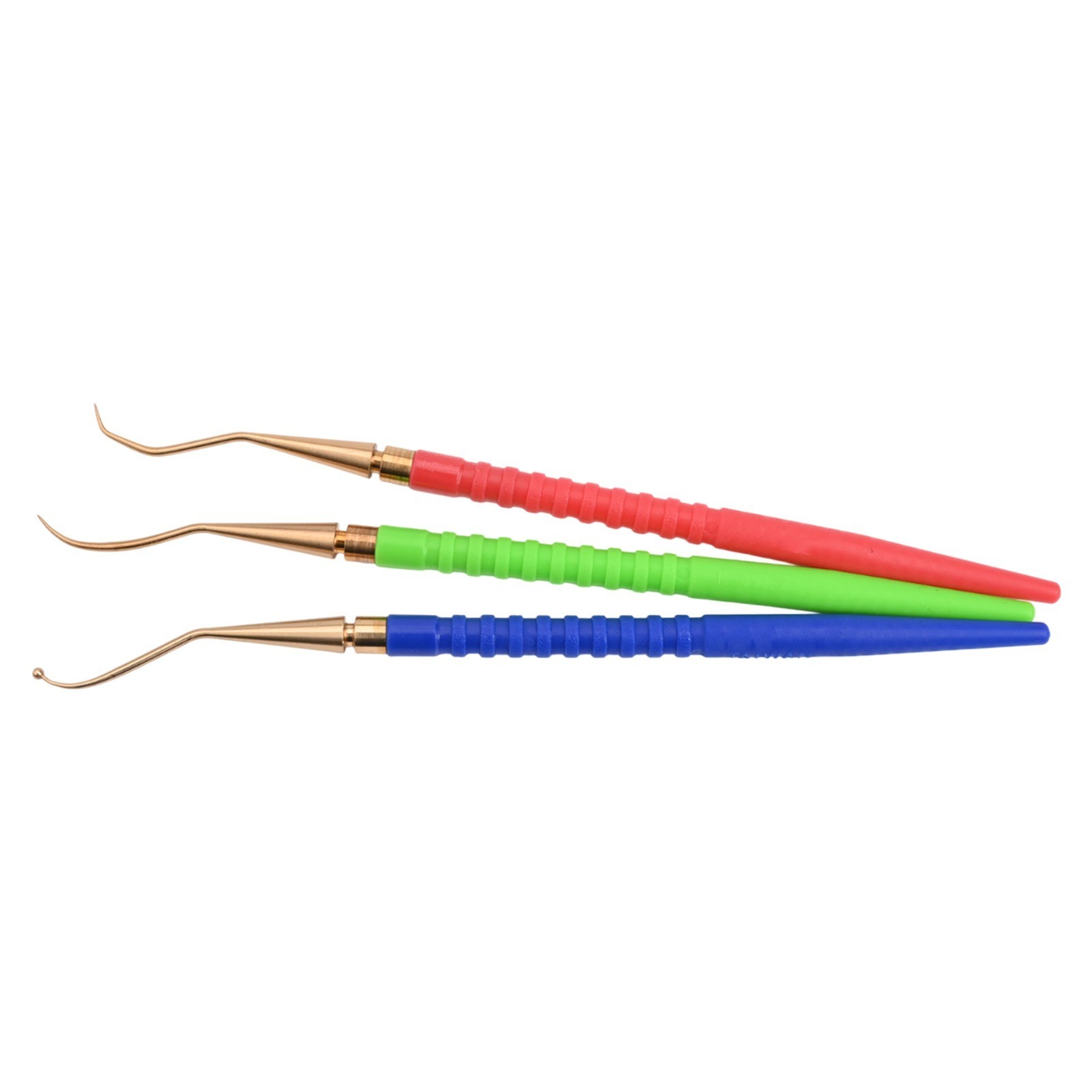 3 Piece Scuba Diving O Ring Picker Set Brass Shaft 14.5cm Plastic Handle