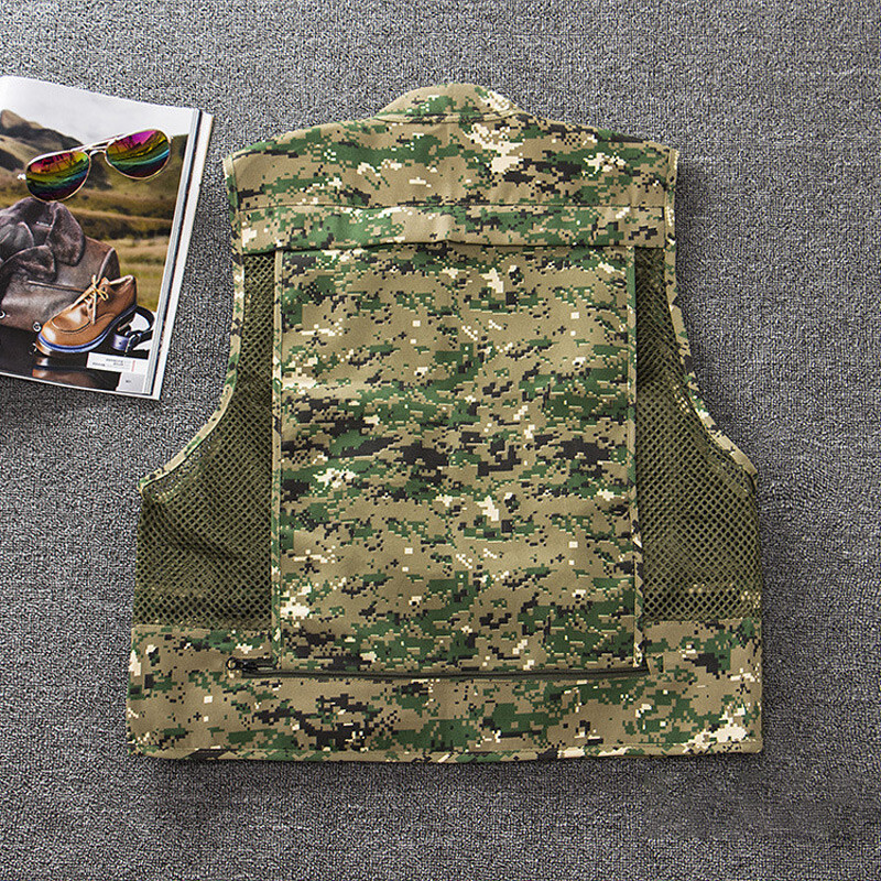 Fishing Vest Jacket for Men Women Utility Vest with Pockets Breathable Quick Dry