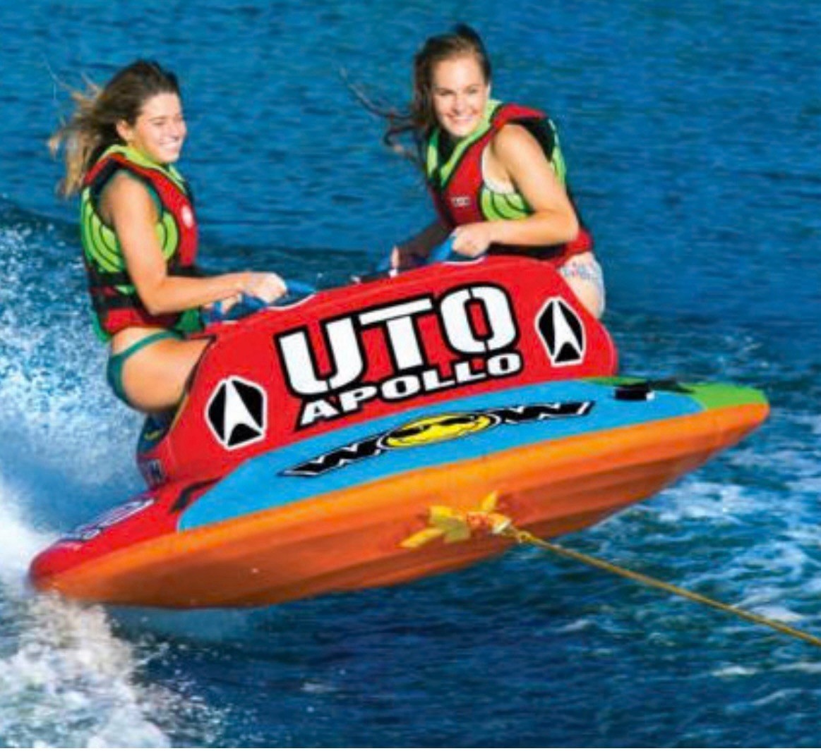 WOW World of Watersports 18-1090; Towable Uto Apollo 2-Person Inflatable Tube