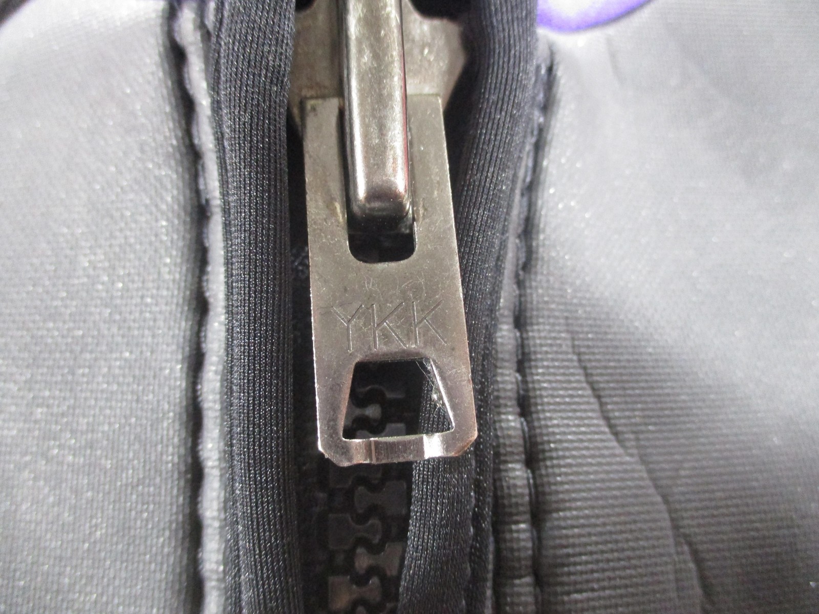 Vintage Slippery When Wet Wetsuit Top XL Womens Black Purple Pink Zip Jacket