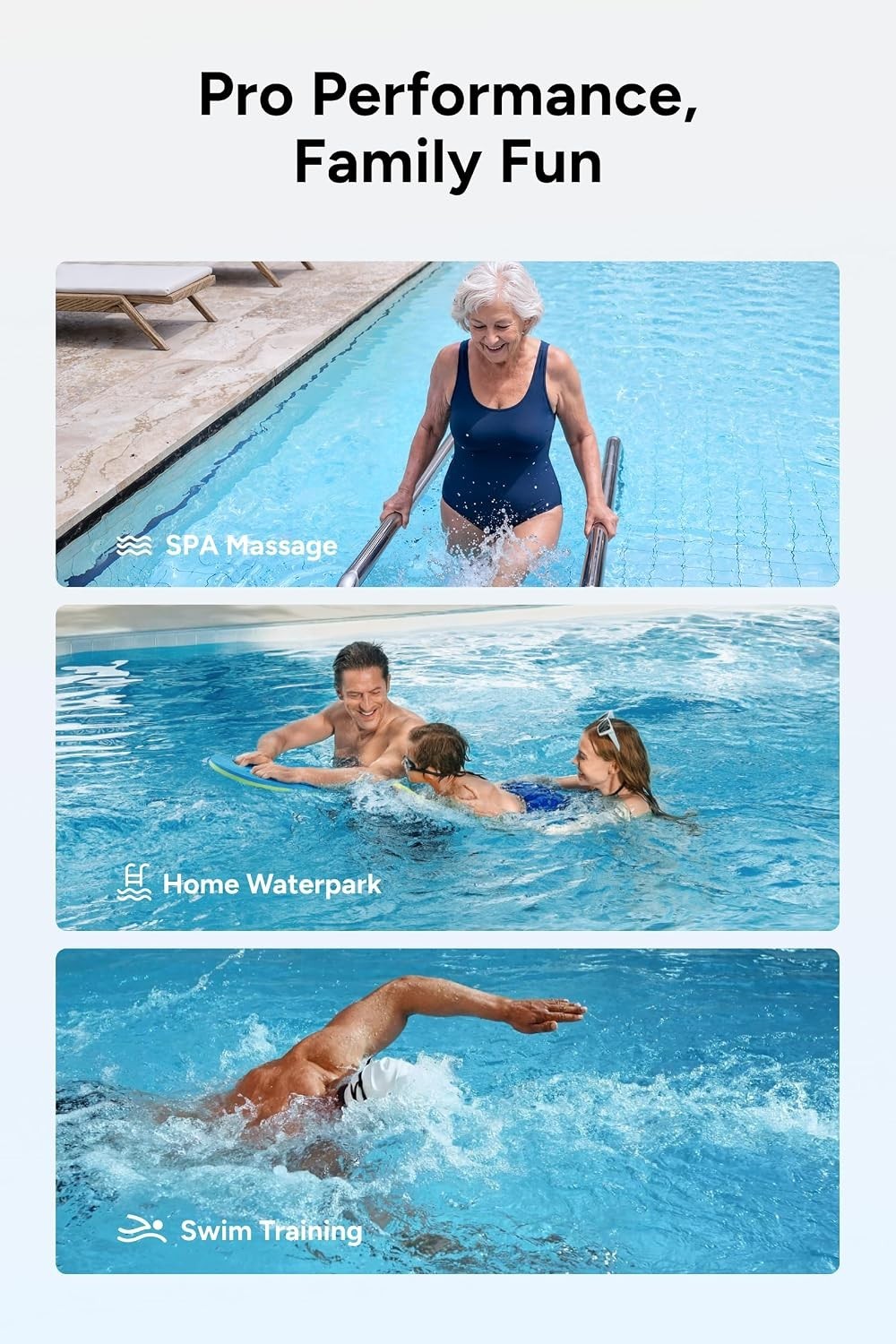 iGarden Portable Pool Swim Jet Current Machine App Control 790 GPM