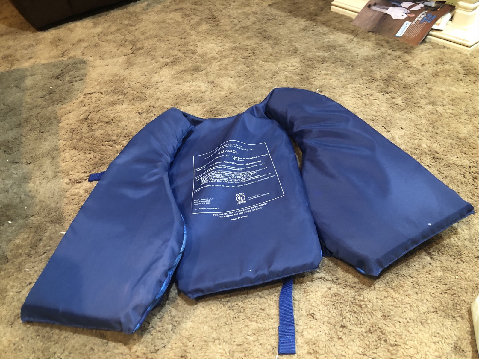 Mens Master Sportsman Type III Flotation Aid-XXL/XXXL-Over 90 Lb