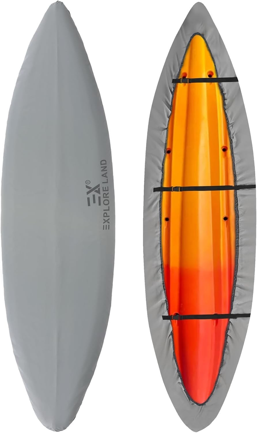 All-Weather Kayak Storage Cover – 10.8-12ft, Grey