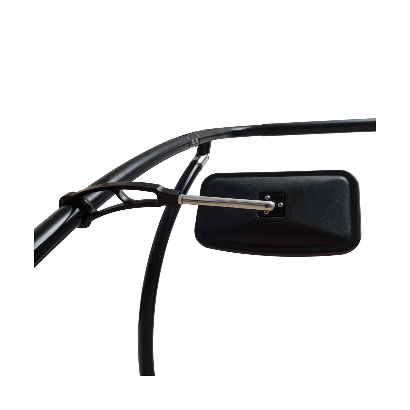 Wakeboard Tower Mirror Black, 7×13″ Convex Boat Rear View Mirror, All-Black S…