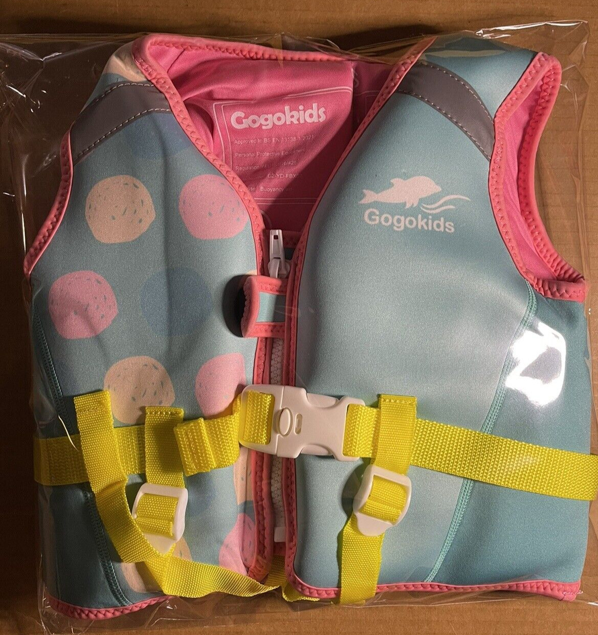 Gogokids Kids Swim Vest Float Jacket for 29-33 lbs 2-3 Years – Toddler/Small