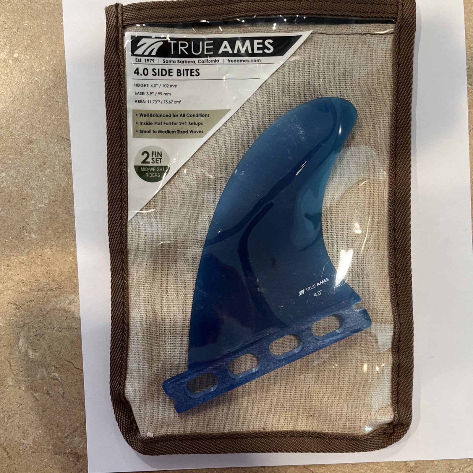 True Ames 4.0 Side Bites Blue