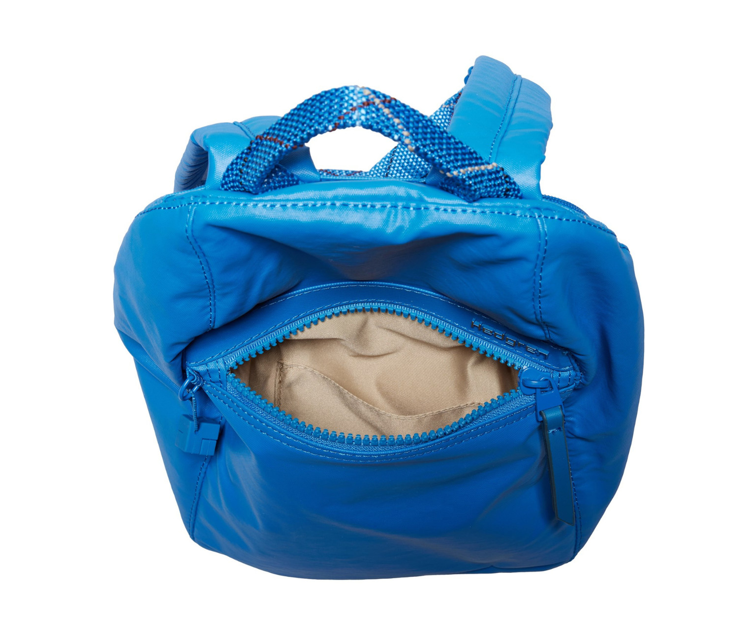 Hedgren Vogue RFID Backpack Small Creased Strong Blue Water & Dust Repellent