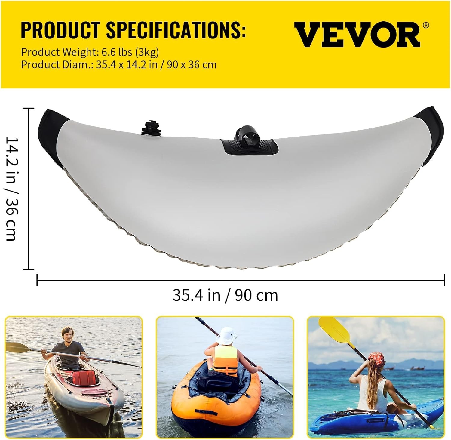 Professional PVC Kayak Stabilizer Kit – 2 PCS Adjustable for Optimal Stability