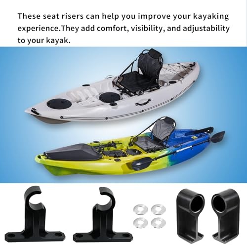 Kayak Seat Risers Compatible with Lifetime Tamarack Pro, Kenai Pro, and Teton