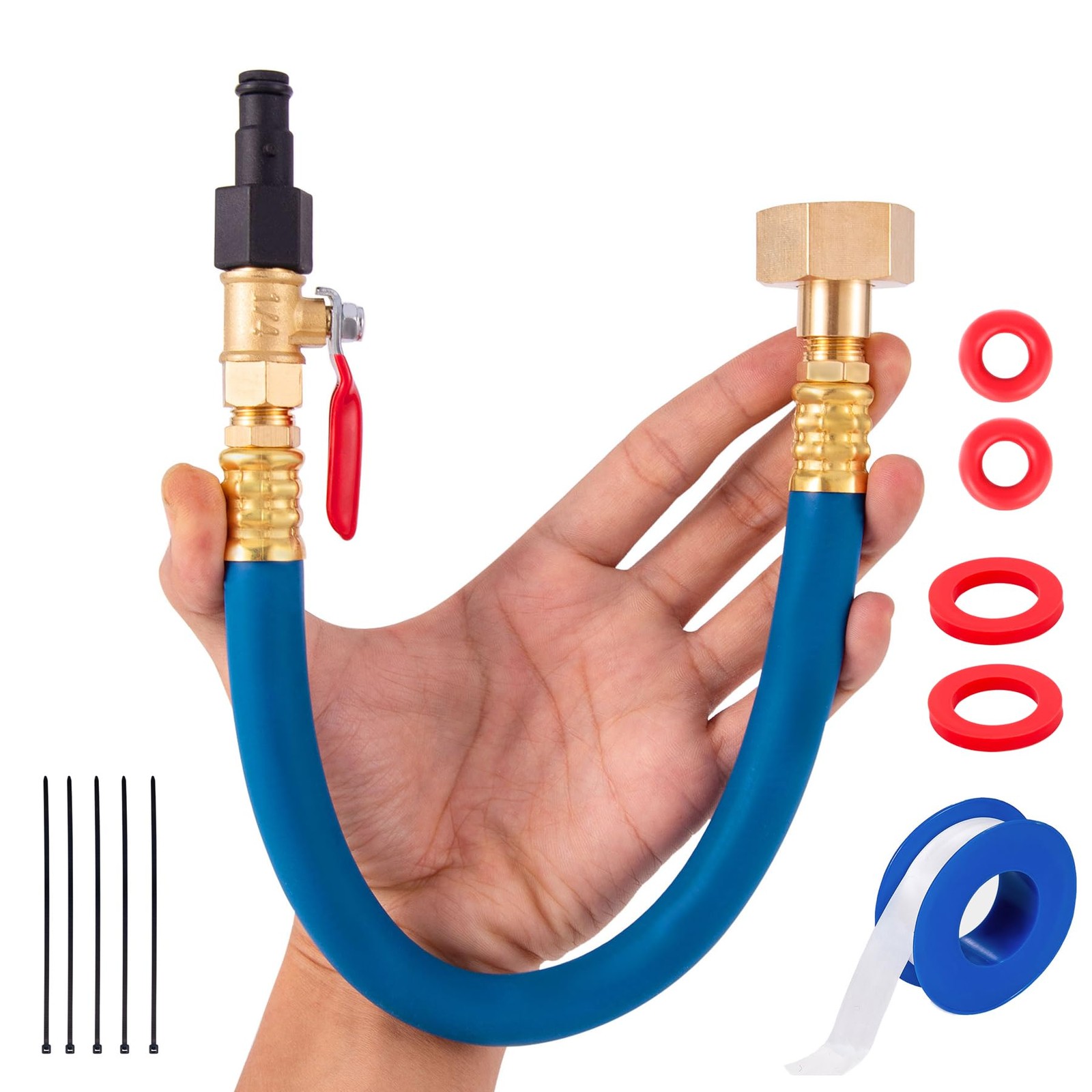 Flush Hose Fitting Kit For Yamaha PWC WaveRunner Sport Jet Boat Blue 190
