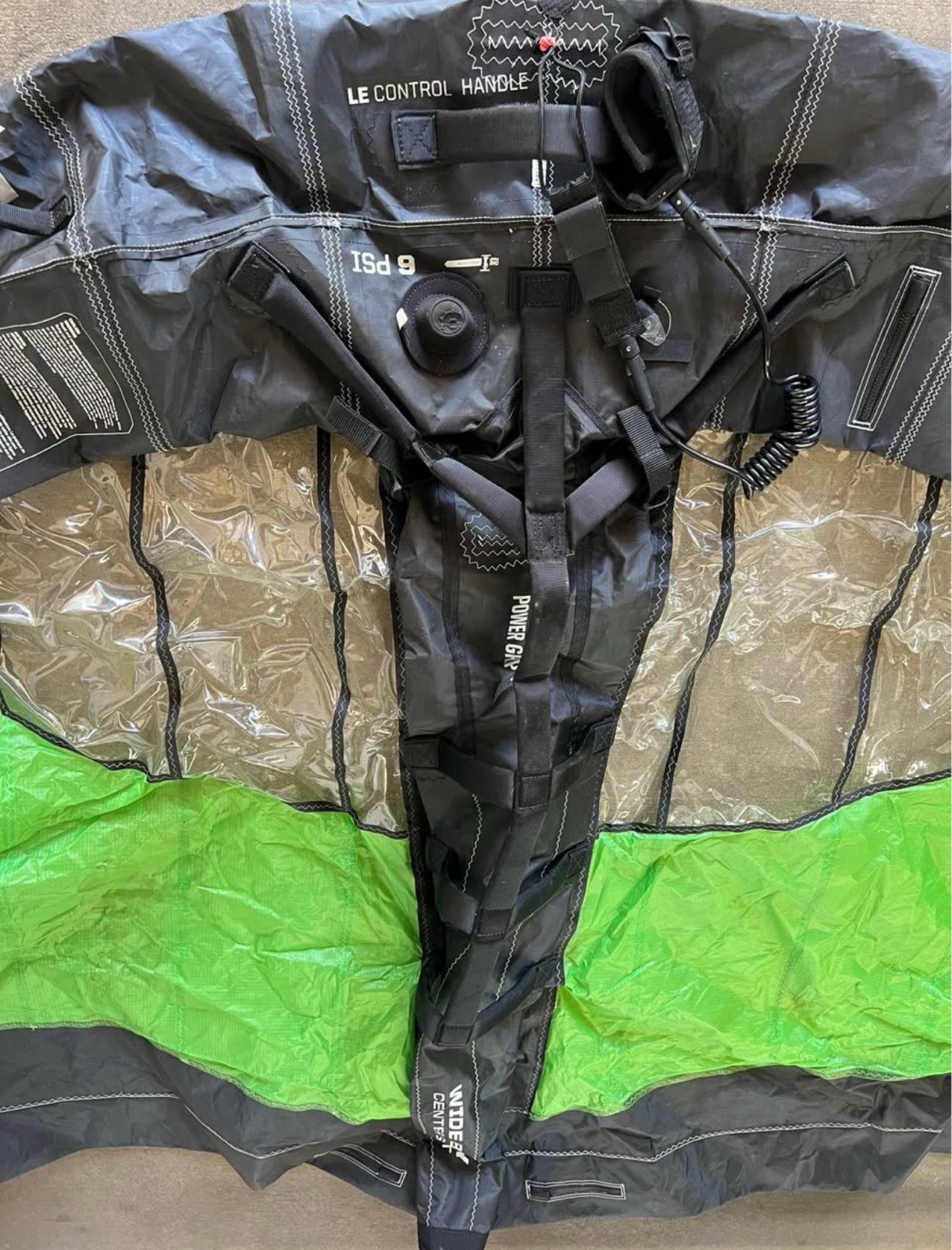 Slingshot Slingwing Classic 4.2 Inflatable Wing Kite Green/Black