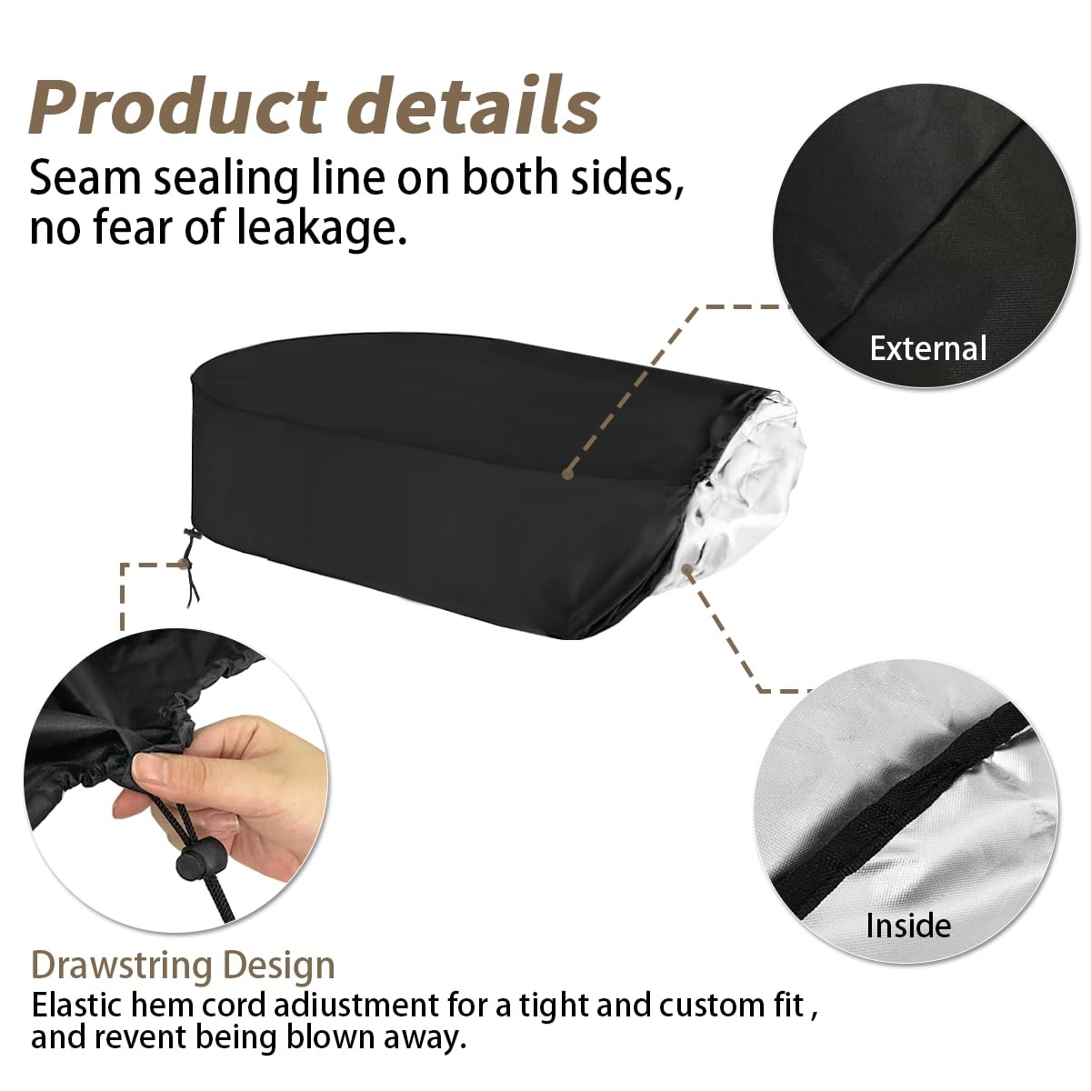 4 Ft Oval Stock Tank Pool Cover 420D Oxford Cloth Cold Plunge Cover Waterproo…
