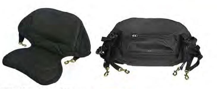 Universal Kayak Seat for SOT Kayaks. Rear Seat Gear Pocket, fits most SOT Kayaks