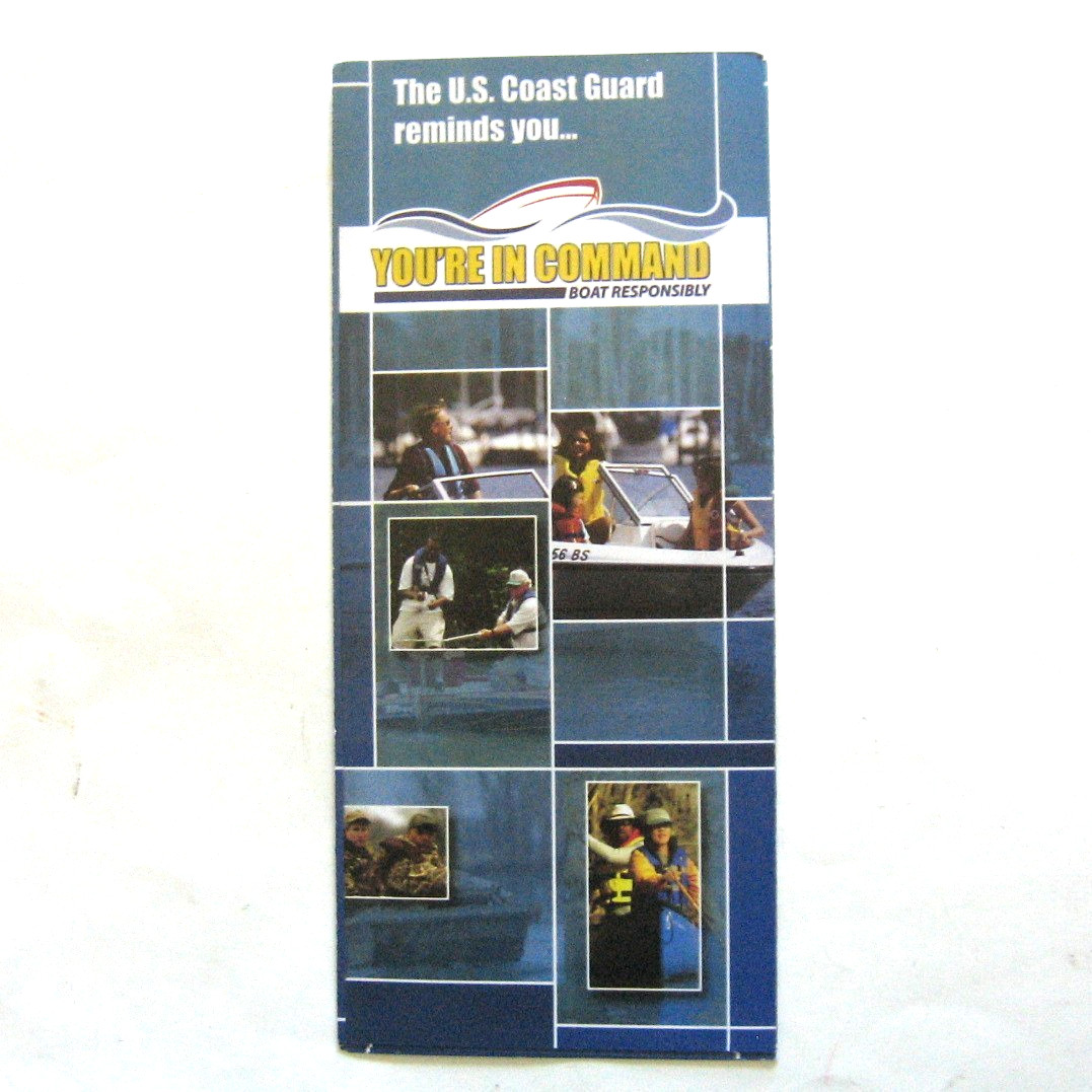 4 Boating Safety Brochures Coast Guard Paddling Life Jacket Personal Watercraft